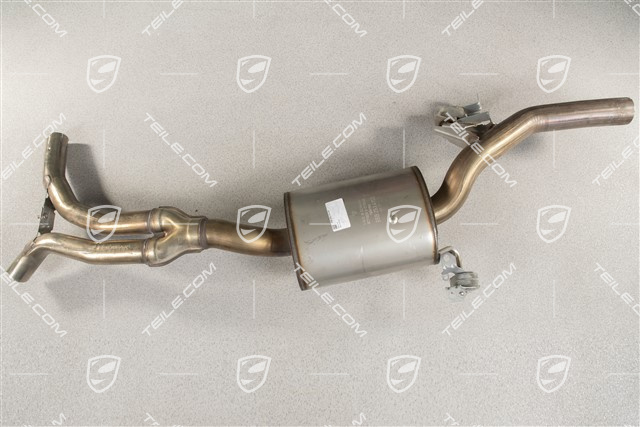 Tłumik środkowy, sportowy układ wydechowy, 2.0 L