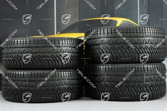 20" Cayman GT4 SportTechno komplet kół zimowych, felgi 8,5J x 20 ET57 + 10J x 20 ET50 + opony zimowe Michelin 235/35 R20 + 275/30 R20, z czujnikami ciśnienia