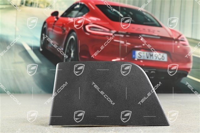 Abdeckung, Schwellerblende, Vorne, Schwarzmatt, L