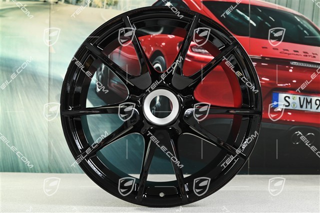 19" GT3RS II 4.0 / GT2RS Felgensatz, schwarz, vorne 9J x 19 ET47 + hinten 12J x 19 ET48