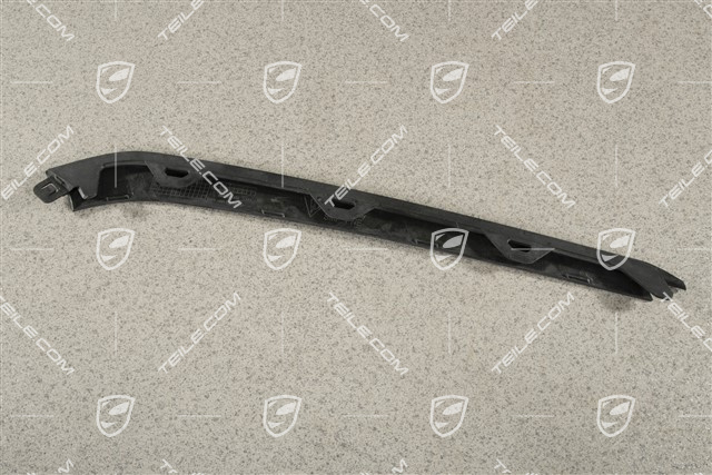 Lamelka / blenda kratki zderzaka, czarna, L