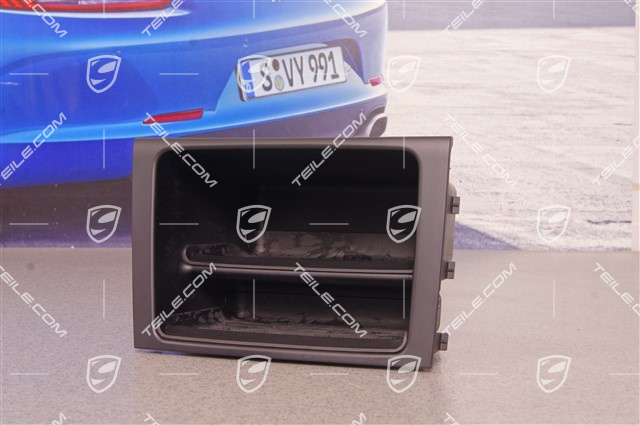 Półka środkowa 2DIN zamiast radia, Czarny mat