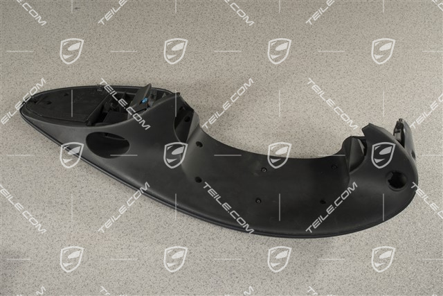 Dashboard trim / Instrument cluster cover, Leatherette, Metropole blue