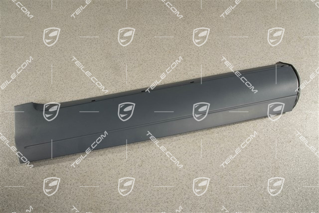 Leiste, Tür, Hinten, Aluminium-pakiet Schwarz, (mit Aerokit, mit Schwellerblende), R