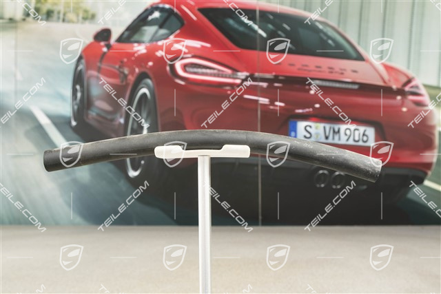 Engine cooland overflow hose