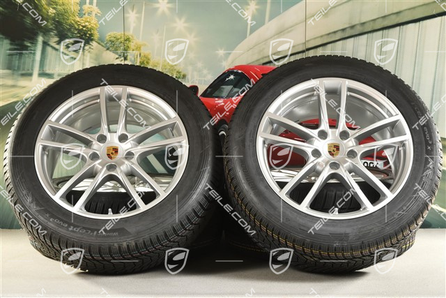 20-inch Cayenne COUPE Sport winter wheel set, rims 9J x 20 ET50 + 10,5J x 20 ET55 + Hankook winter tyres 255/55 R20 + 295/45 R20, with TPMS
