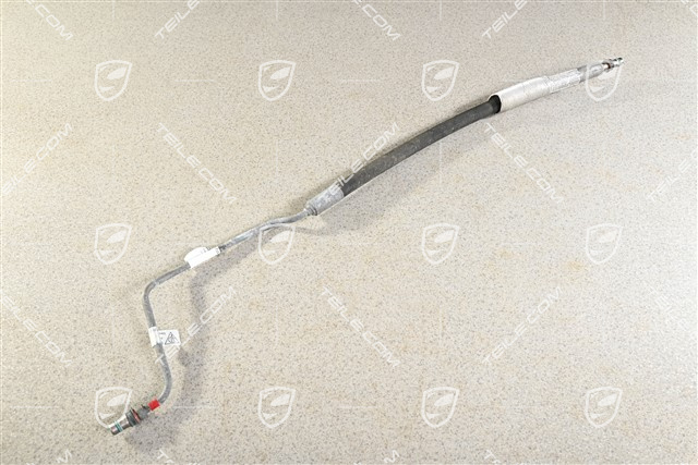 Pressure line for sway bar ball joint mounting active, PDCC system