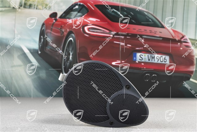 Głośnik, niebieski, Cabrio, tylny, L