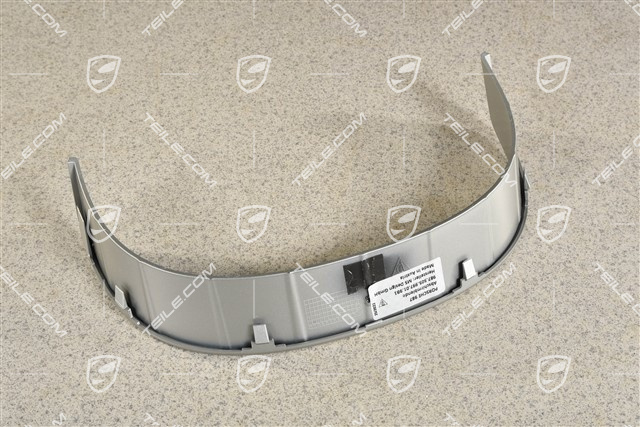 Cover trim plate (above tailpipe), Aerokit rear bumper titanium metallic