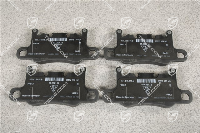 Bremsbeläge, Reparatursatz, HA,  für Bremssattel in Rot, 20"