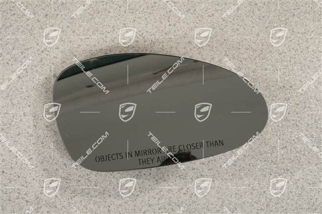 Szkło lusterka drzwi, wypukłe, R