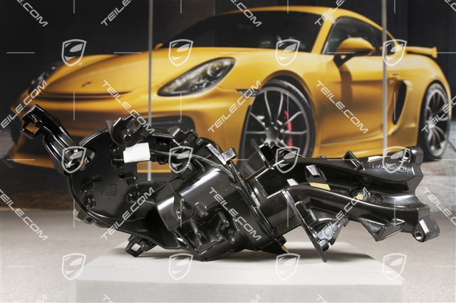 Ramię lusterka drzwi, Płytka, mechanizm, sprężyna, L