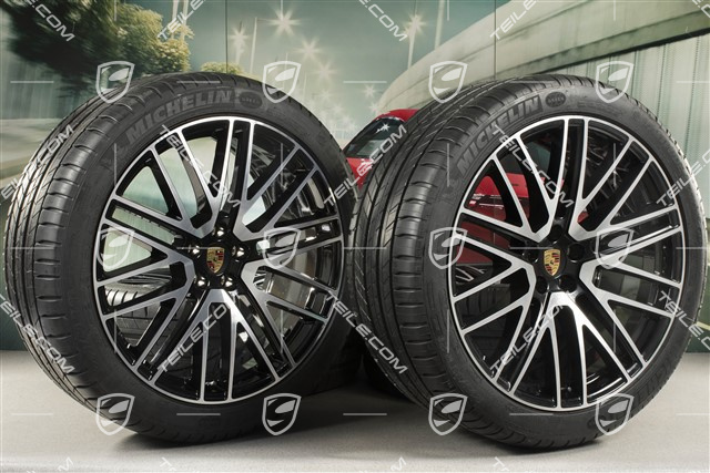21" koła letnie, komplet, Turbo Design, felgi 9,5J x 21 ET27 + 10J x 21 ET19 + opony letnie Michelin 265/40 R21 + 295/35 R21, z czujnikami ciśnienia
