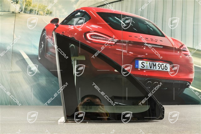 Szyba boczna, tył, szkło termoizolacyjne zielona, Sport Turismo, L