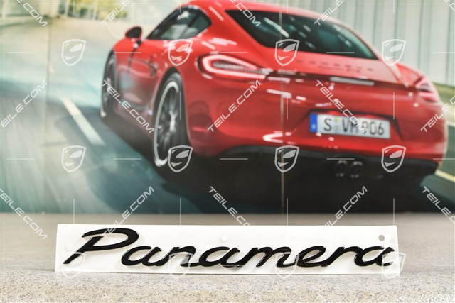 Badge / Emblem Panamera, Black