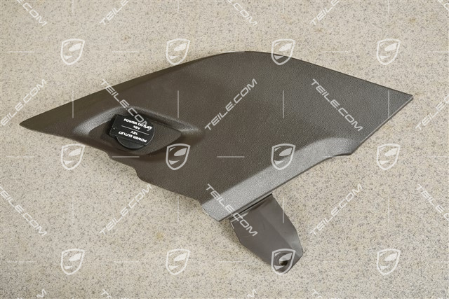 Osłona boczna tunelu środkowego, wentylacja, Agate Grey, R