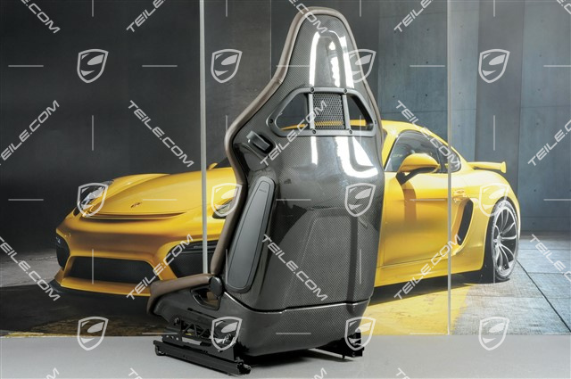 Sportowy fotel kubełkowy, składany, podgrzewany, skóra, brązowy Saddle Tan, L