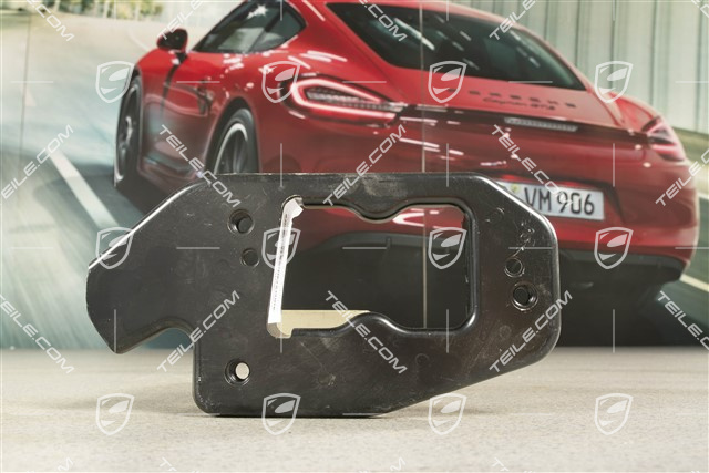 Closing element, side member bracket, R