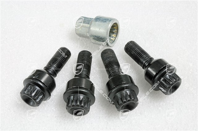 Zestaw przeciwkradzieżowy, czarny Zestaw przeciwkradzieżowy, czarny