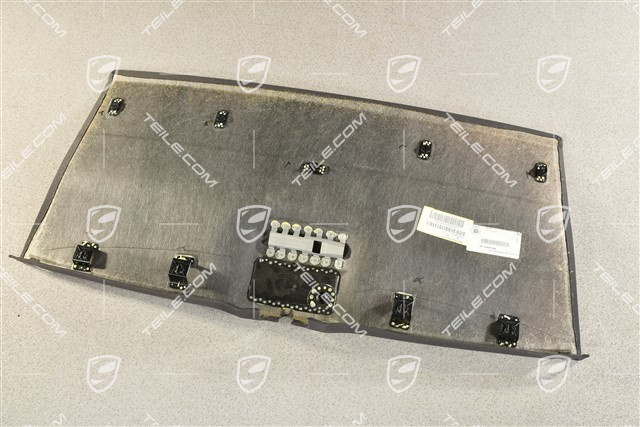 Tapicerka dachu Targa, przednia, czarna