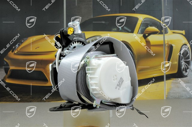 Seat belt, silver, front, L Seat belt, silver, front, L