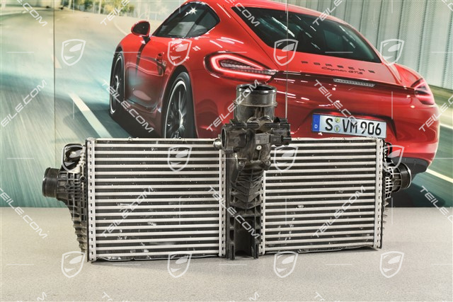 Turbo, Charge air cooling system Intercooler