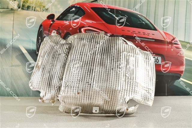 Heat protection / shield centre, rear