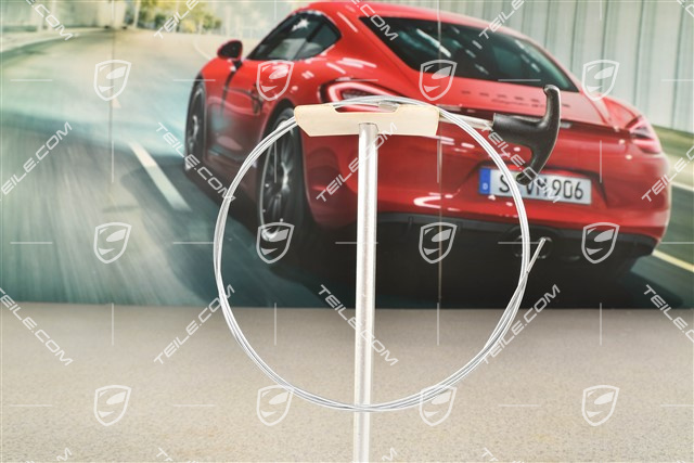 Cable rear lid lock release