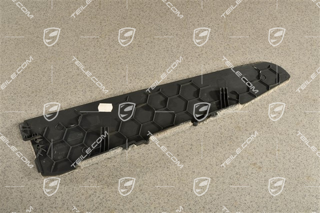 Sitzrahmen / Sitzgestell Verkleidung, Stahlgrau, L