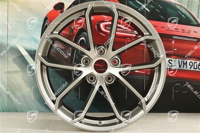 20" Felga GT4, 11J x 20 ET50, Platinum, satynowy mat