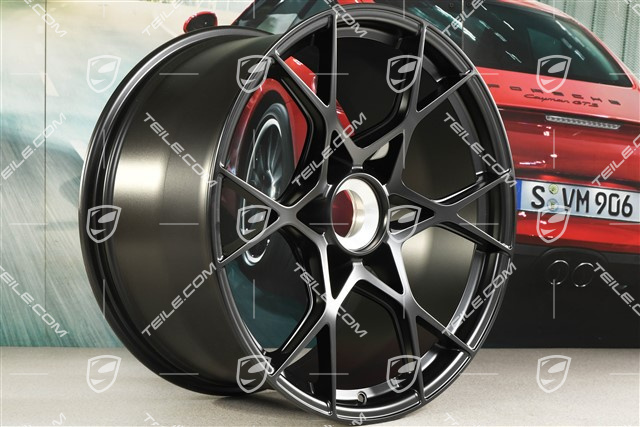 20-inch GT4 RS / Spyder RS wheel rim, 11J x 20 ET50, black satin matt