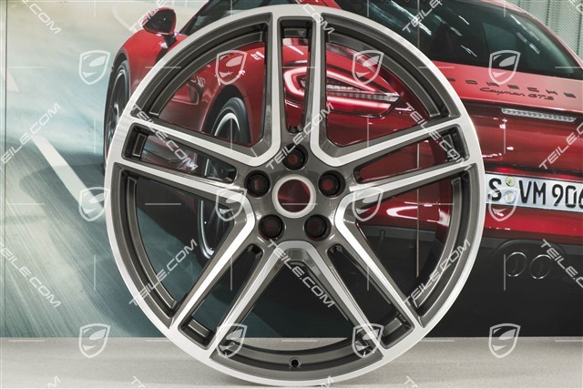 20" Felge "Macan Turbo", 10J x 20 ET19, CMS, Titan