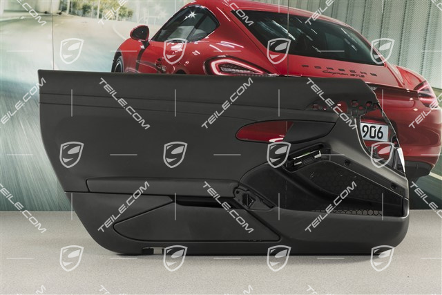 Tapicerka drzwi skóropodobna, bez listwy ozbobnej, System audio ASK, czarna, L