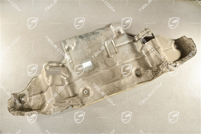 Heat protection / Heat shield rear boot floor