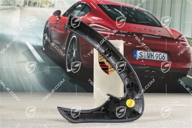 Zuziehgriff / Abdeckung, Leder, Metropolblau, L