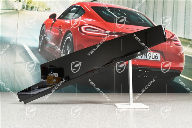 B-Säule Außen Blende, Vorne, Schwarz, Coupe, R