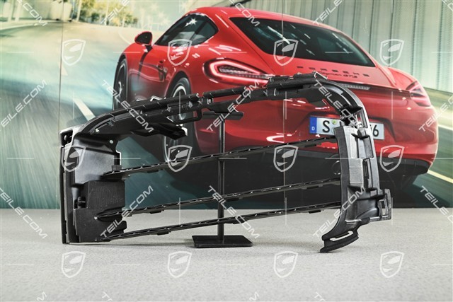 Front bumper, side ventilation grille, Black matte, Sport Design Package, L