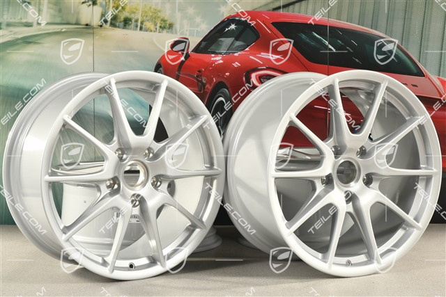 19-inch Boxster Spyder wheel set, 10J x 19 ET42 + 8,5J x 19 ET55