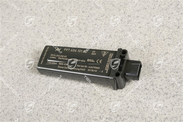 Antena 433 MHz, kontrola ciśnienia powietrza w oponach, L=R, V=H