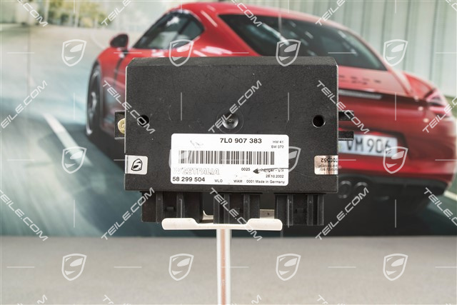 Control unit, trailer coupling