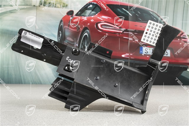 Trittbrett Abdeckung, hinten, Satinschwarz, L