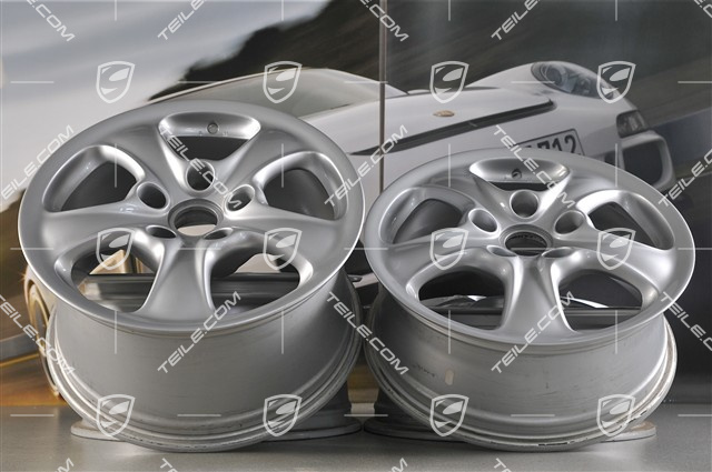 17-inch Carrera 4 wheel set, 7J x 17 ET55 + 9J x 17 ET55