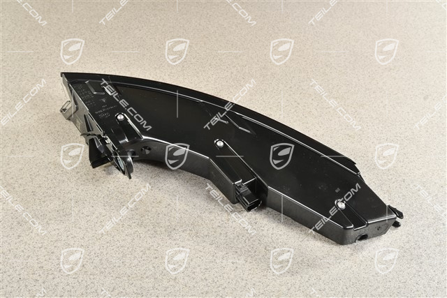 Rear light, in clear glass look (white smoked), L