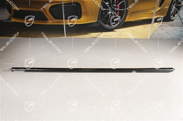 Vordertür Zierleiste, Schwarzmatt, L