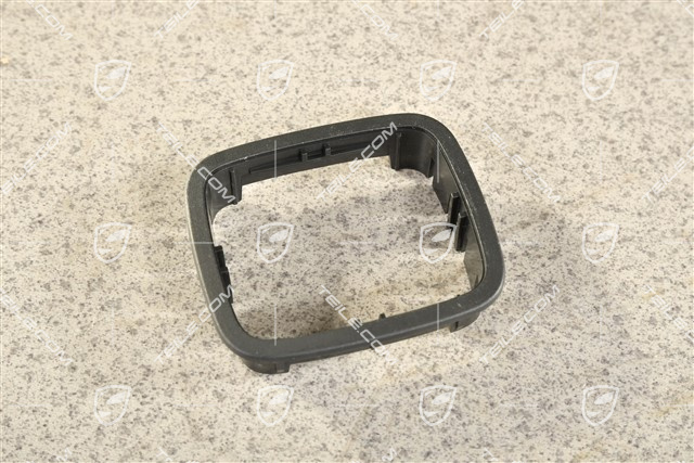 Schalterblende, Anhängevorrichtung Schalter, Schwarz-matt