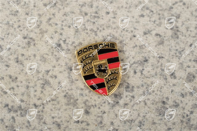 Porsche Wappen für Fahrzeugschlüssel, Farbig Porsche Wappen für Fahrzeugschlüssel, Farbig
