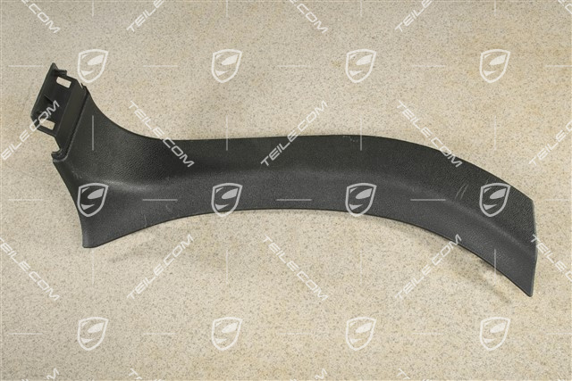 Abschlussleiste, Seitenwandverkleidung, hinten, Satinschwarz, L