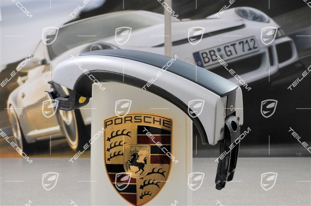 Türgriff, außen, Zentralverriegelung, Schwarz, V=R, L=R