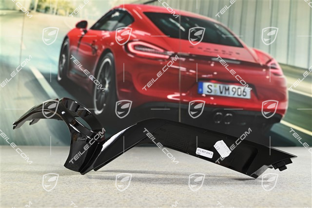 Lamelka / blenda kratki zderzaka, Czarna, ACC, Sport Design Package, R