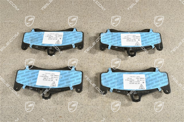 PCCB Klocki hamulcowe, tarcze ceramiczne, L+R